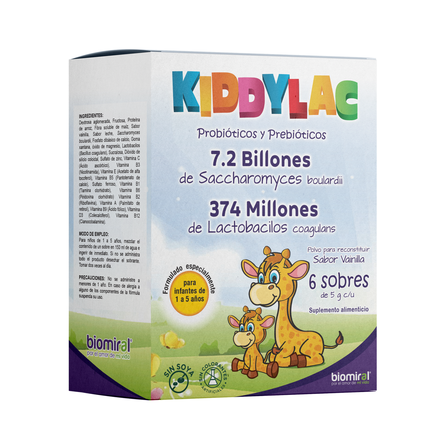 Kiddylac | Probióticos infantiles | 6 sobres