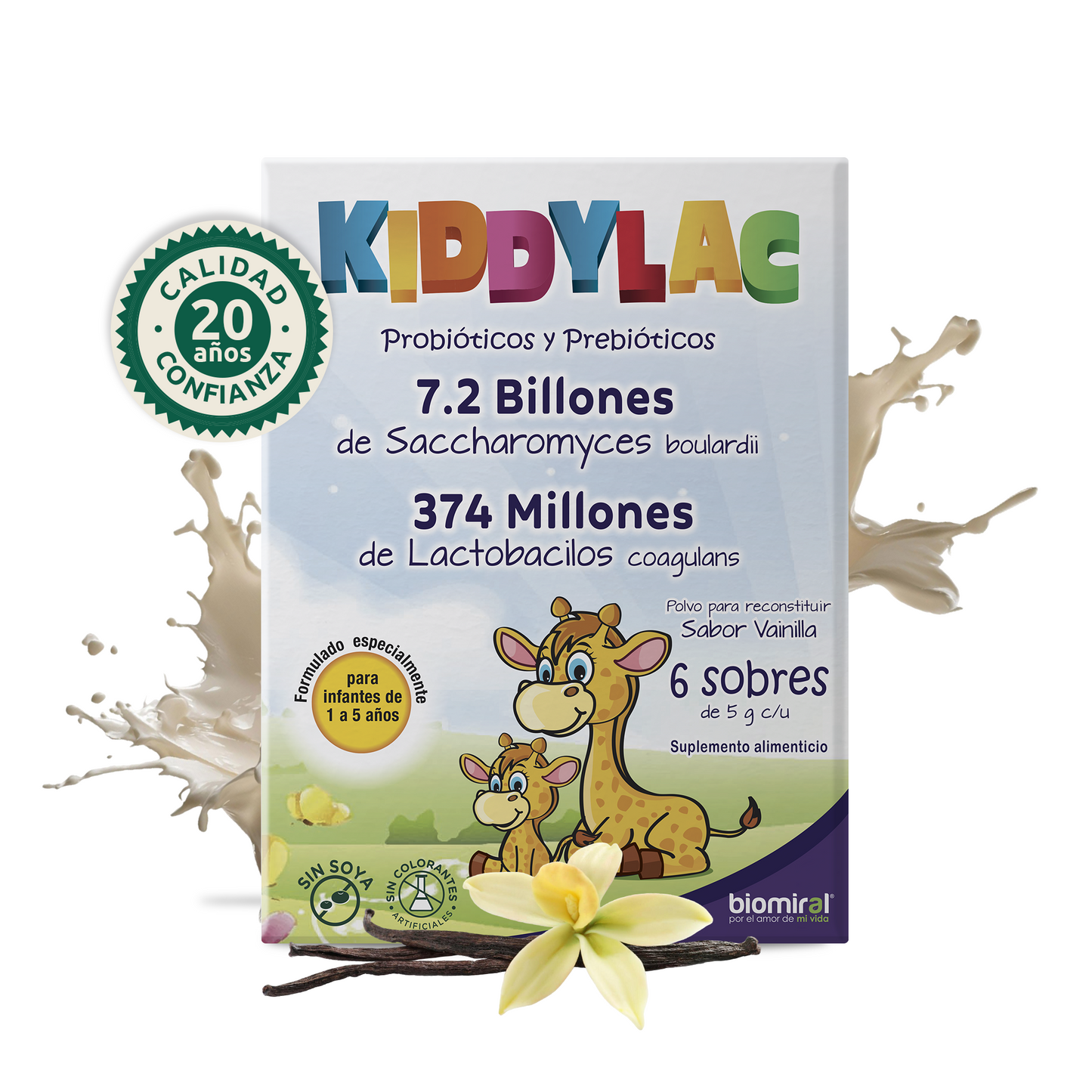 Kiddylac | Probióticos infantiles | 6 sobres
