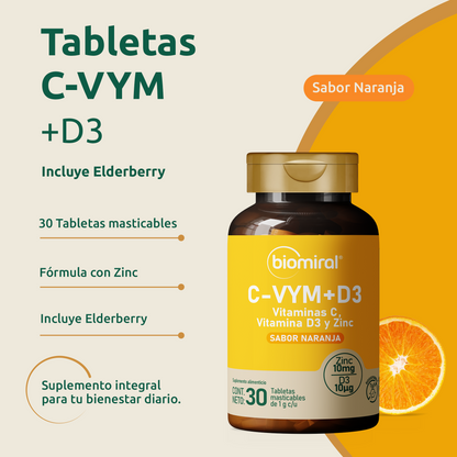 C-VYM + D3 tabletas masticables - imagen 2