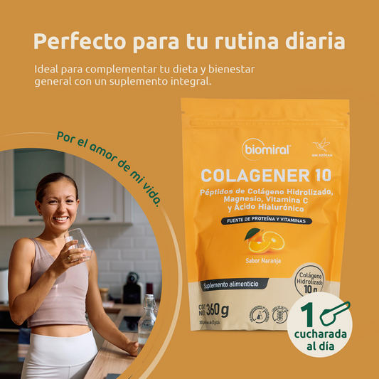 Colagener 10 | 8.33 g de colágeno + Ácido Hialurónico y Magnesio