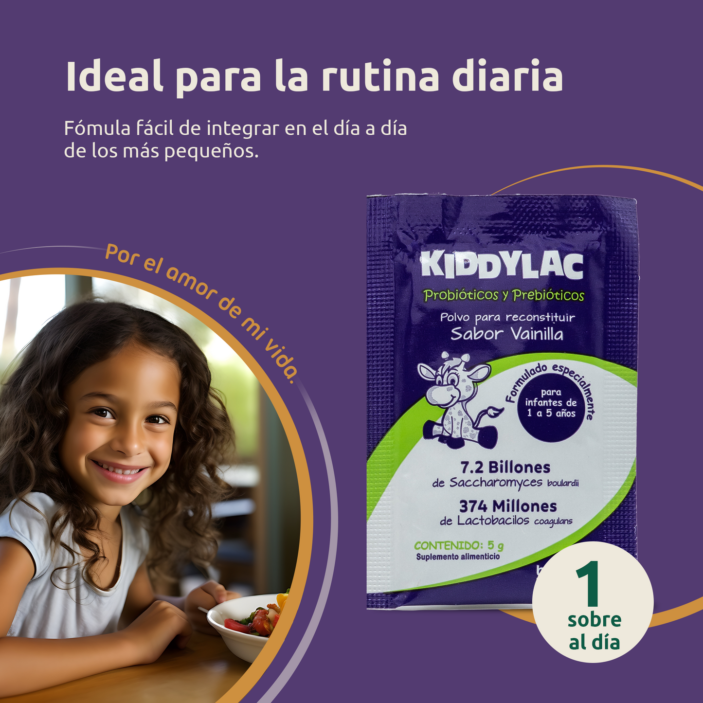Kiddylac | Probióticos infantiles | 6 sobres