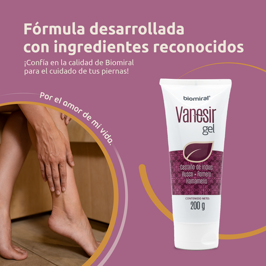 Vanesir Gel | Castaño de Indias, Hamamelis, Romero y Rusco