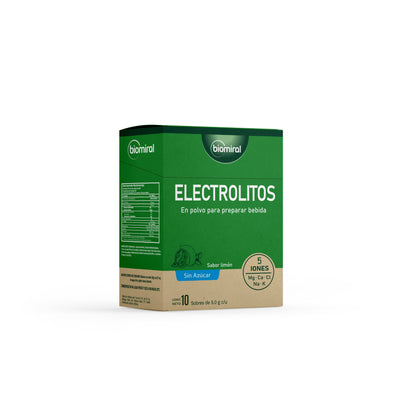 Electrolitos Biomiral | Potasio, Magnesio, Calcio y Sodio | Sin azúcar