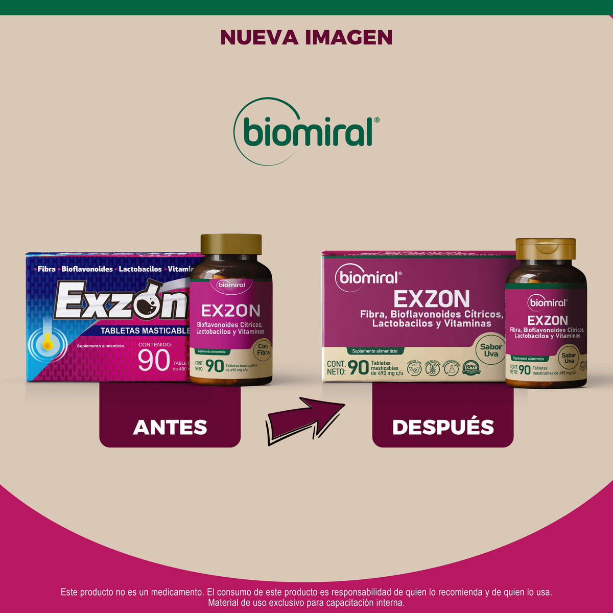 EXZON | Fibra, lactobacilos y vitaminas para bienestar digestivo